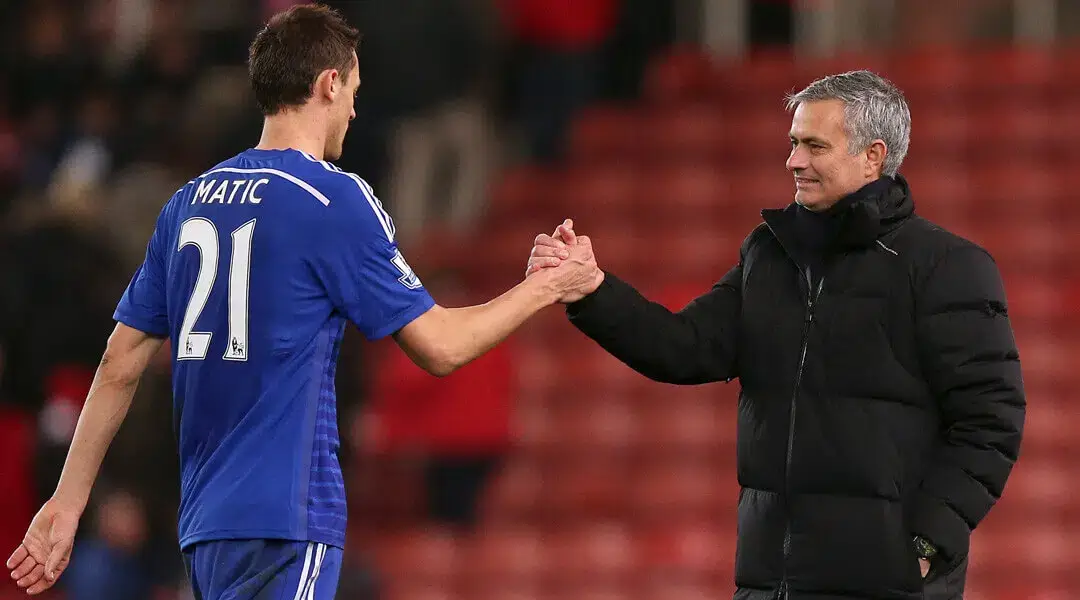 Mourinho e Nemanja Matic