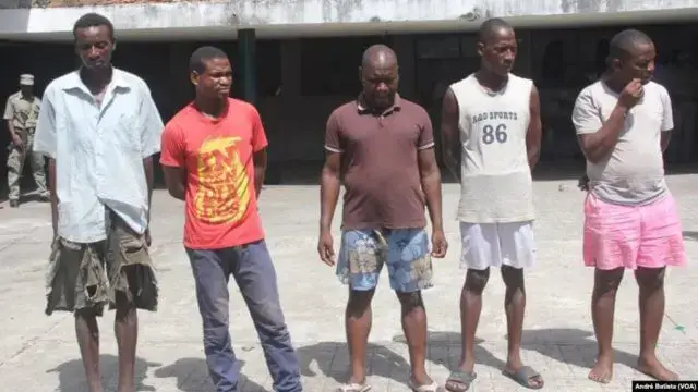 Homens supostamente da Renamo capturados em Sofala