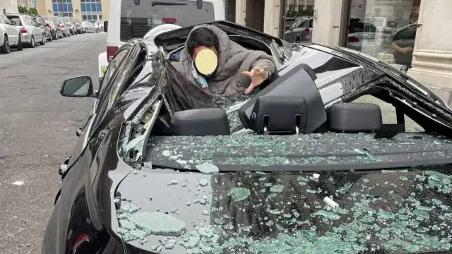 Homem caiu de 9.º andar em cima de BMW e sobreviveu nos EUA