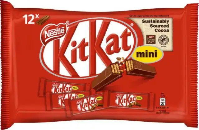 INAE não detectou no mercado nacional lotes de chocolate Kit Kat suspeitos de conter pedaços de vidro