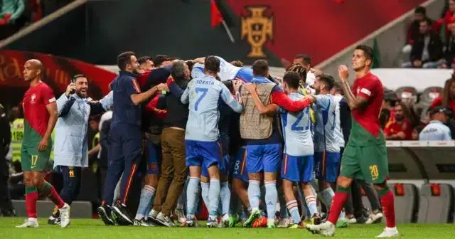 Liga das Nações Espanha vence Portugal e está na Final Four