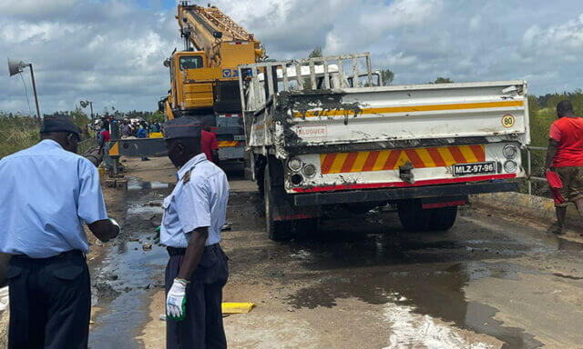 Quelimane- Acidente de viação mata duas pessoas e deixa 26 mil consumidores sem água