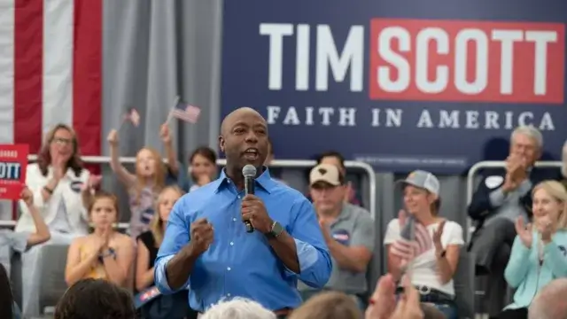 Senador Republicano Tim Scott apresenta candidatura à presidência dos EUA