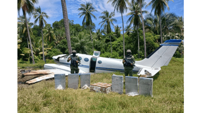 Avião com meia tonelada de cocaína despenha-se no México