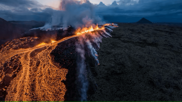 Erupção vulcânica registada na Islândia