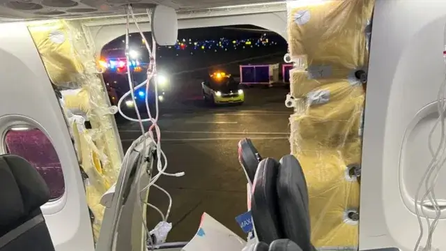 EUA suspendem voos de aviões Boeing 737 Max 9 após acidente com porta