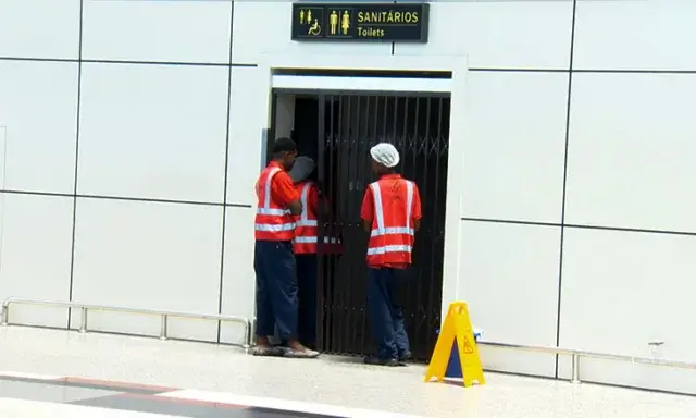 Aeroporto de Maputo- Falta de água obriga ao encerramento de casas de banho