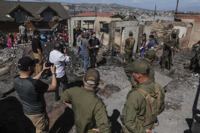 Suspeitos detidos por incêndio que causou 137 mortes no Chile