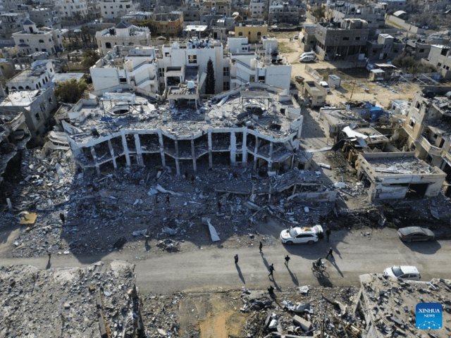Cessar-fogo revela destruição na Faixa de Gaza em imagens de drone
