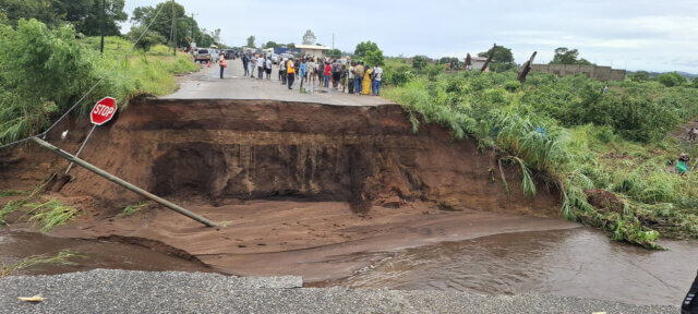 EN1 cortada em Nampula devido a chuvas provocadas pela tempestade tropical Jude