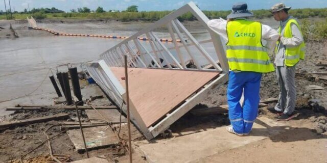 Desabamento da ponte metálica em Quelimane levanta controvérsias e preocupações