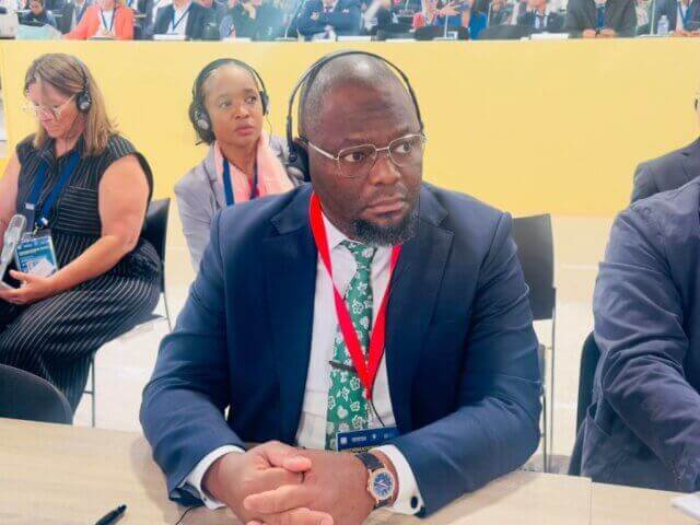 Rasaque Manhique representa Maputo na conferência global sobre a proteção dos oceanos em Nice