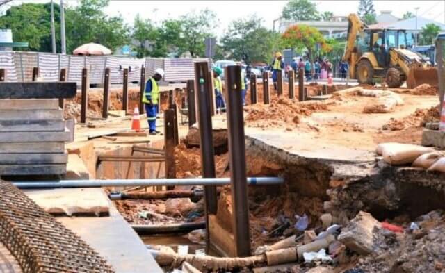 Obras de drenagem na Baixa de Maputo avançam com conclusão prevista para 2026