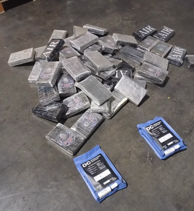 Alfândega sul-africana apreende 300 kg de cocaína em voo de