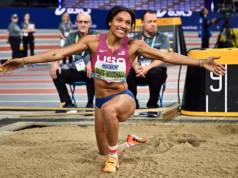 Campeã olímpica Tara Davis-Woodhall sofre concussão e pode falhar Ultimate Championship