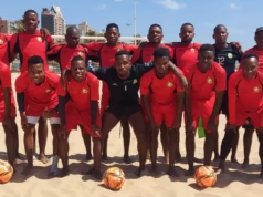 Selecção de futebol de praia se prepara para duelo decisivo contra a Tanzânia