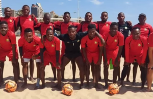Selecção de futebol de praia se prepara para duelo decisivo contra a Tanzânia